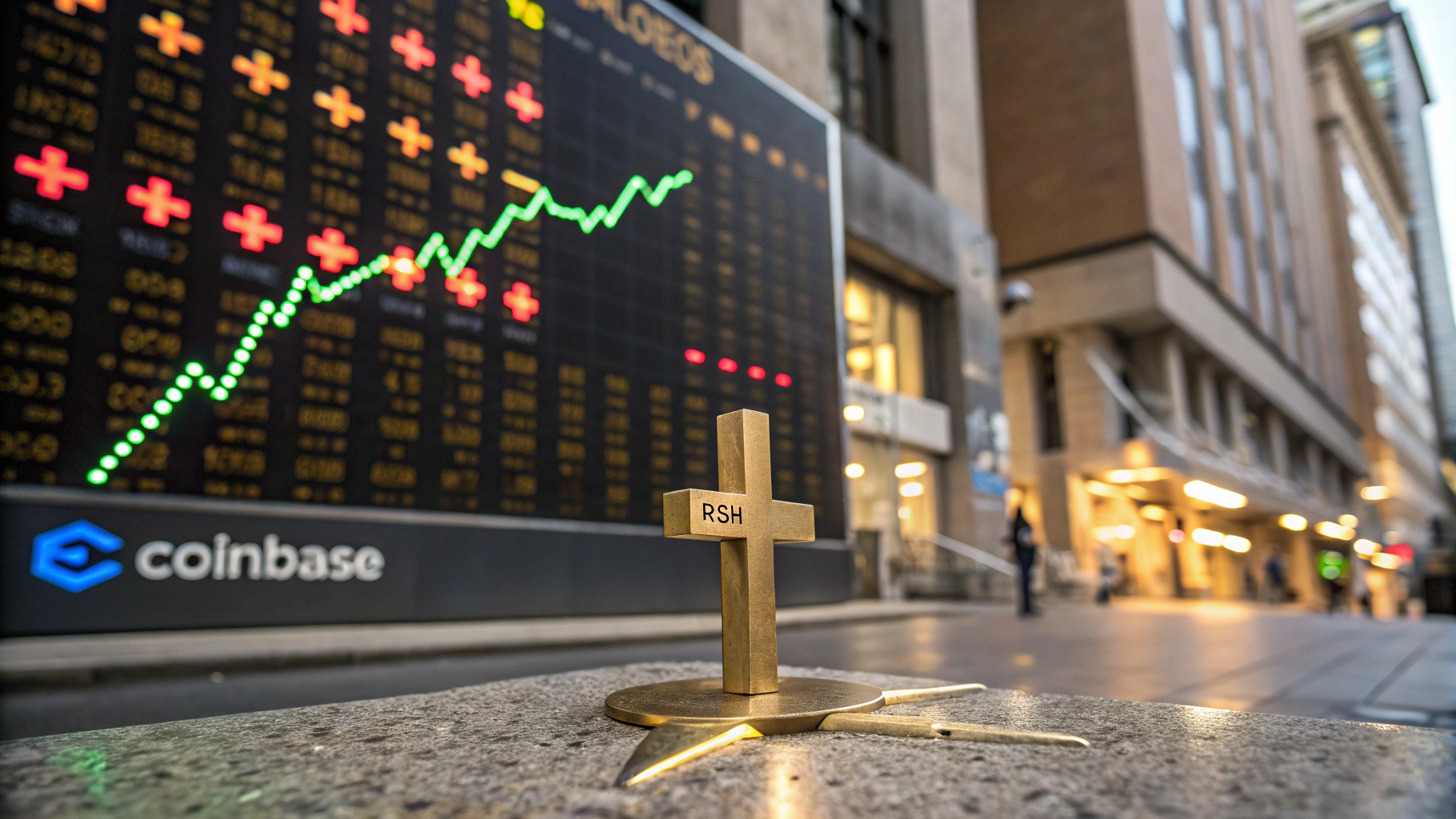 코인베이스($COIN) 주가, 골든크로스 후 이틀 만에 18.8% 급등…과열·조정 경고도