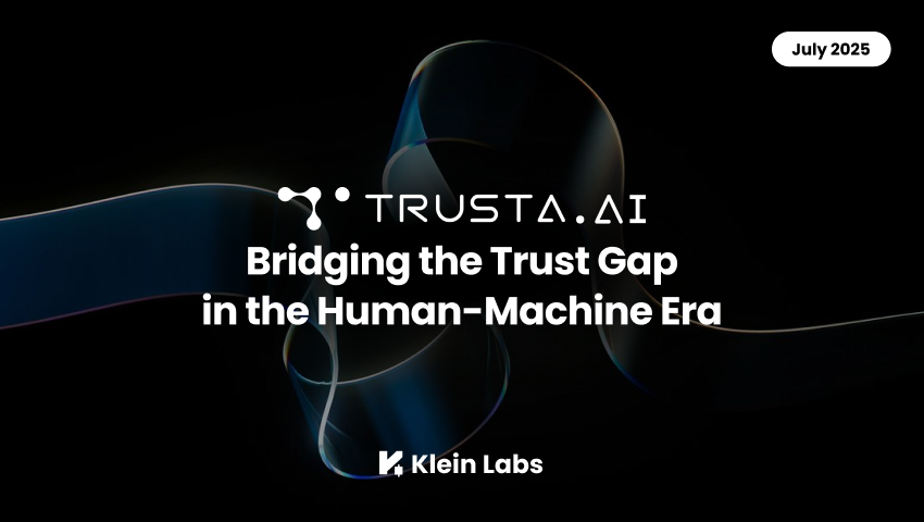 “AI가 나를 대신해 신원 인증?”…Klein Labs, Trusta.AI로 보는 웹3 정체성 진화